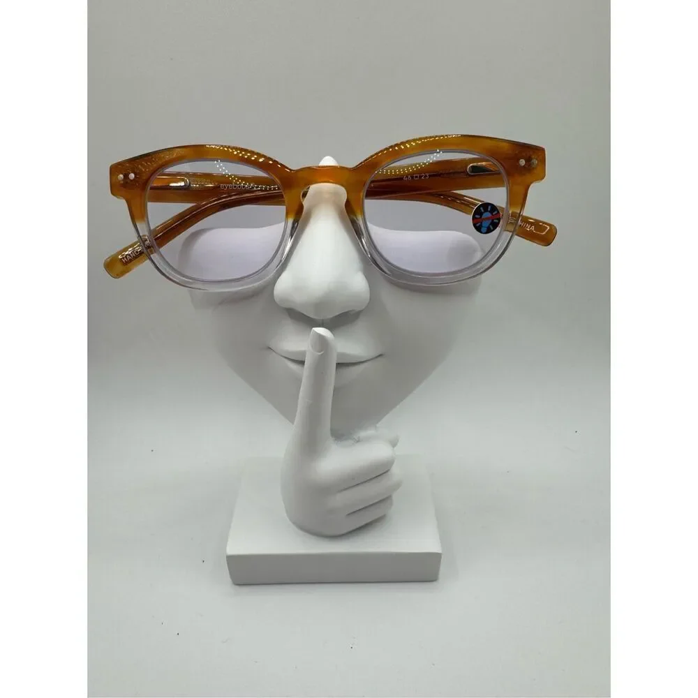 eyebobs Waylaid reading glasses strength 3.50 clear brown new without case